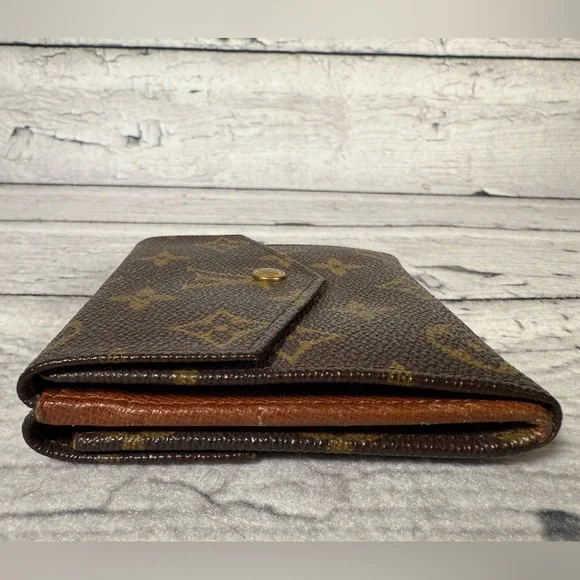 Louis Vuitton Portefeiulle Elise Trifold Wallet Monogram Canvas Leather - Picture 6 of 14